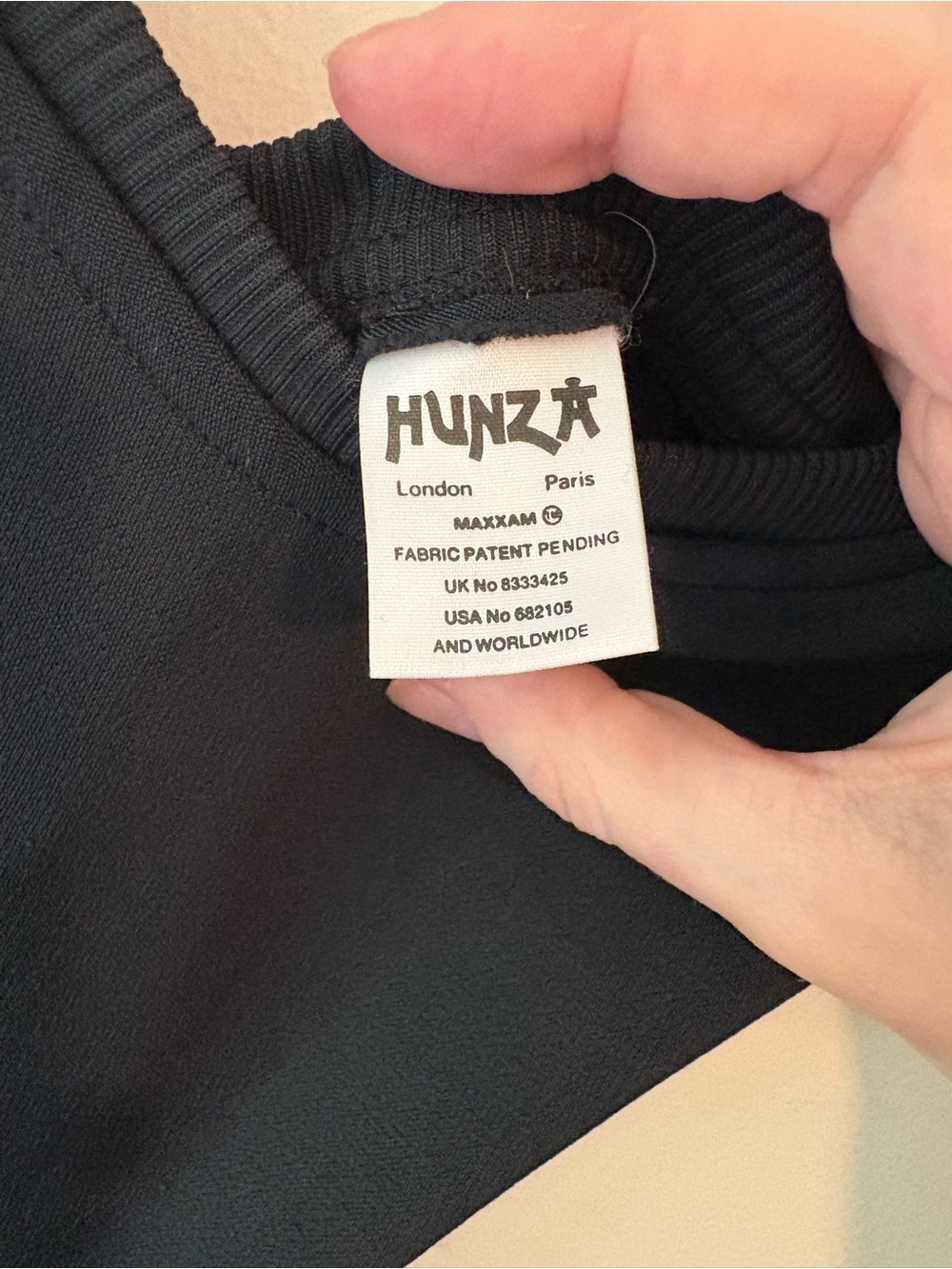 Vintage Hunza G Classic Black Cap-Sleeve Sweetheart Bodycon Dress ONE SIZE - Picture 2 of 2